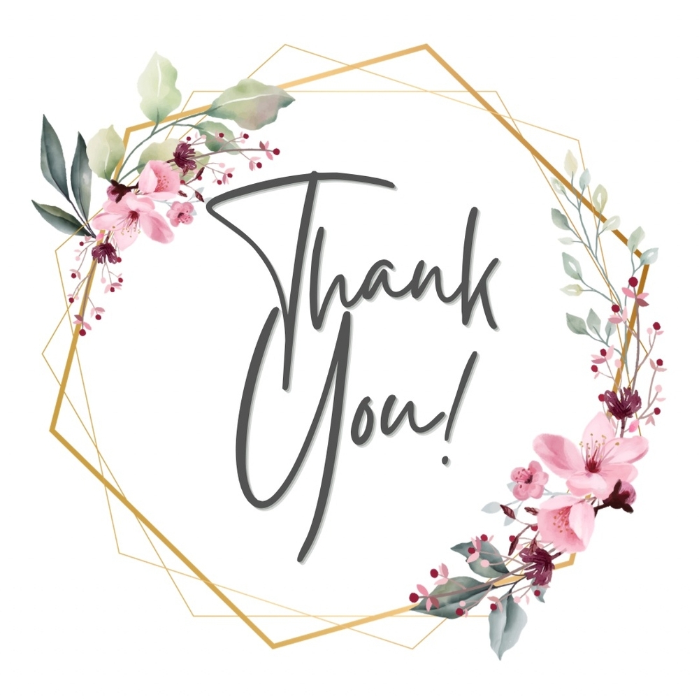 Thank You, Sold Items Listed Below
